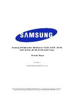 Preview for 1 page of Samsung K401 series Instruction Manual