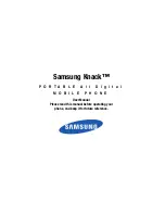 Preview for 1 page of Samsung Knack BG04 User Manual