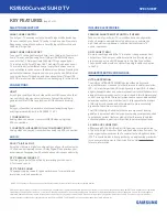Preview for 3 page of Samsung KS9500 Spec Sheet
