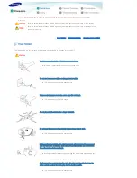 Предварительный просмотр 2 страницы Samsung L300 - LCD Projector 3000 Lumen Owner'S Instructions Manual