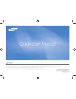 Предварительный просмотр 1 страницы Samsung L310W Quick Start Manual