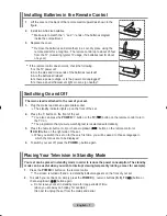 Предварительный просмотр 9 страницы Samsung LA19R7 Owner'S Instructions Manual