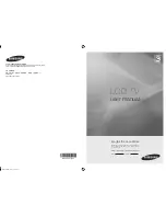 Предварительный просмотр 1 страницы Samsung LA22A350 User Manual