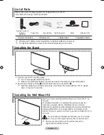 Предварительный просмотр 4 страницы Samsung LA22A350 User Manual