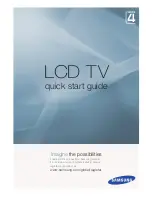 Preview for 1 page of Samsung LA22A450C1 Quick Start Manual