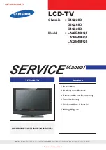 Samsung LA22B480Q1 Service Manual preview