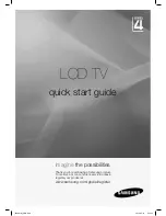 Предварительный просмотр 1 страницы Samsung LA22C450 Quick Start Manual