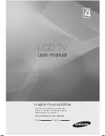 Samsung LA22C480 User Manual preview