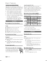 Preview for 12 page of Samsung LA22D400E User Manual