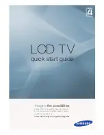 Preview for 1 page of Samsung LA26A450C1N Quick Start Manual