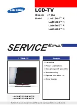 Preview for 1 page of Samsung LA32B650T1R Service Manual