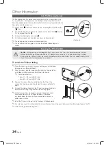 Предварительный просмотр 24 страницы Samsung LA32C350D1 User Manual