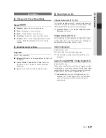 Предварительный просмотр 17 страницы Samsung LA32C550J1M User Manual