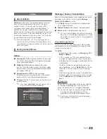 Preview for 33 page of Samsung LA32C550J1M User Manual