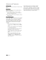 Preview for 34 page of Samsung LA32C550J1M User Manual