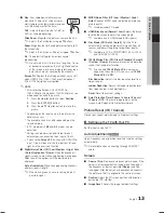 Preview for 13 page of Samsung LA32C630 Series User Manual