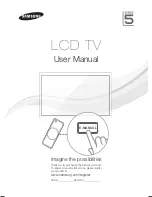 Samsung LA32D550 User Manual preview