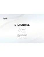 Samsung LA32E420 E-Manual предпросмотр