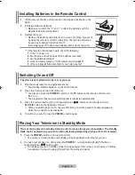 Предварительный просмотр 10 страницы Samsung LA32S8 Owner'S Instructions Manual