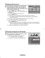 Preview for 38 page of Samsung LA32S81BD Owner'S Instructions Manual