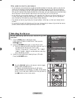 Предварительный просмотр 32 страницы Samsung LA40A750R1R User Manual