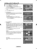 Предварительный просмотр 36 страницы Samsung LA40A750R1R User Manual