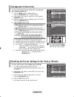 Preview for 20 page of Samsung LA40F8 Owner'S Instructions Manual