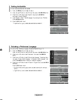 Предварительный просмотр 44 страницы Samsung LA40M86BD Owner'S Instructions Manual