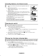 Предварительный просмотр 11 страницы Samsung LA40N81BD Owner'S Instructions Manual