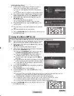 Предварительный просмотр 58 страницы Samsung LA70F9 Owner'S Instructions Manual