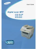 Samsung Lazett Combo SCX-4016 User Manual preview