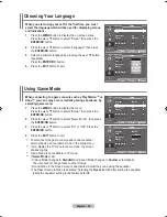 Preview for 30 page of Samsung LCD TV LE22S8 Owner'S Instructions Manual