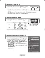 Предварительный просмотр 26 страницы Samsung LCD TV LE32MM8 Owner'S Instructions Manual