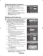 Предварительный просмотр 42 страницы Samsung LCD TV LE32MM8 Owner'S Instructions Manual