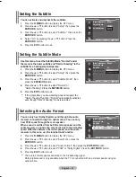 Предварительный просмотр 43 страницы Samsung LCD TV LE32MM8 Owner'S Instructions Manual