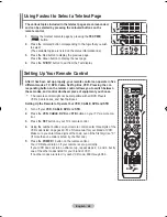 Предварительный просмотр 50 страницы Samsung LCD TV LE32MM8 Owner'S Instructions Manual