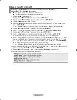 Предварительный просмотр 73 страницы Samsung LCD TV LE32MM8 Owner'S Instructions Manual