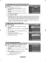 Предварительный просмотр 104 страницы Samsung LCD TV LE32MM8 Owner'S Instructions Manual