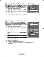 Предварительный просмотр 148 страницы Samsung LCD TV LE32MM8 Owner'S Instructions Manual