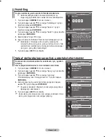 Предварительный просмотр 167 страницы Samsung LCD TV LE32MM8 Owner'S Instructions Manual