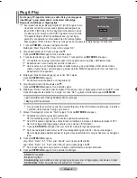 Предварительный просмотр 191 страницы Samsung LCD TV LE32MM8 Owner'S Instructions Manual