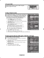 Предварительный просмотр 201 страницы Samsung LCD TV LE32MM8 Owner'S Instructions Manual