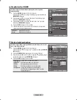 Предварительный просмотр 204 страницы Samsung LCD TV LE32MM8 Owner'S Instructions Manual