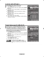 Предварительный просмотр 205 страницы Samsung LCD TV LE32MM8 Owner'S Instructions Manual