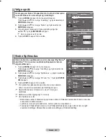 Предварительный просмотр 210 страницы Samsung LCD TV LE32MM8 Owner'S Instructions Manual