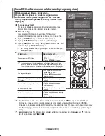 Предварительный просмотр 219 страницы Samsung LCD TV LE32MM8 Owner'S Instructions Manual