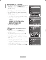 Предварительный просмотр 276 страницы Samsung LCD TV LE32MM8 Owner'S Instructions Manual