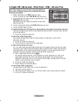 Предварительный просмотр 322 страницы Samsung LCD TV LE32MM8 Owner'S Instructions Manual