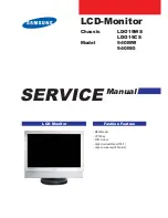 Samsung LDO19WS Service Manual preview