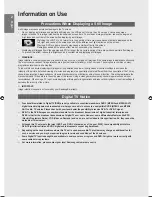 Preview for 2 page of Samsung LE-32B550 User Manual